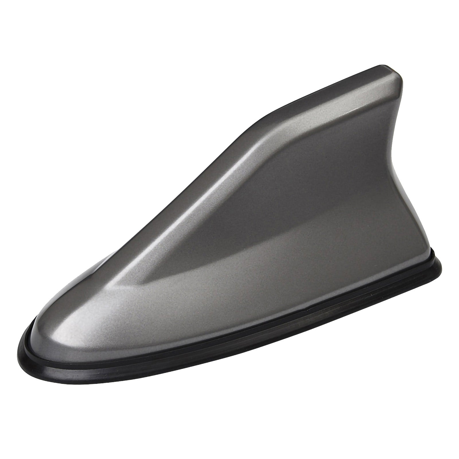 Piano Coating Car Roof Aerial Radio Signal Shark Fin Antenna Exterior Accessories for Auto Gray