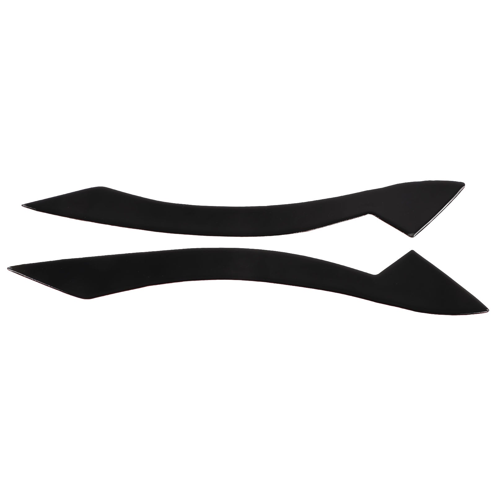 1 Pair Headlight Eyebrow Glossy Black Trim Front Left Right Decoration for Z4 E89 2009‑2015