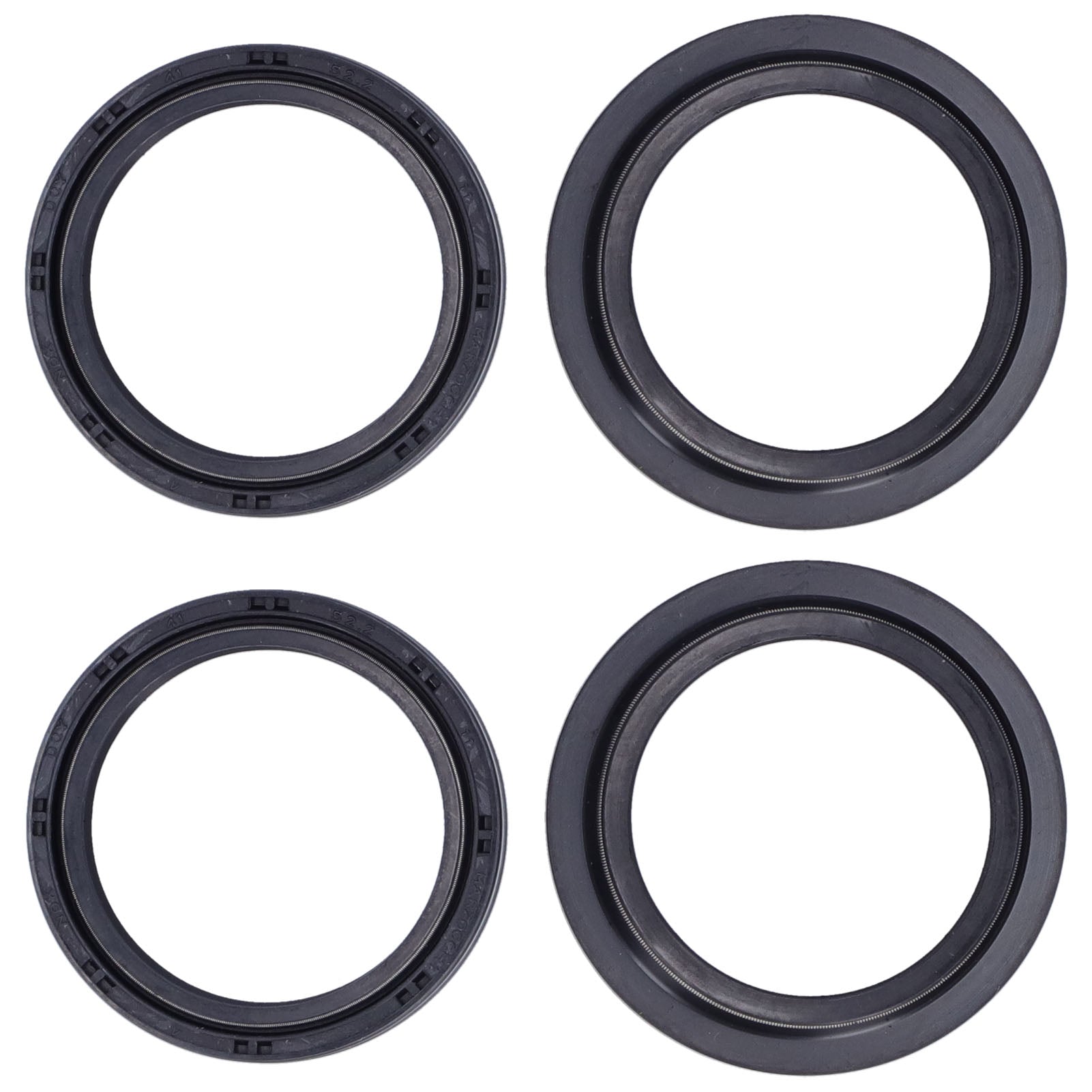 2PCS Front Fork Shock Absorber Oil Seal with Dust Cover for R1200GS Adventure 2006‑2012