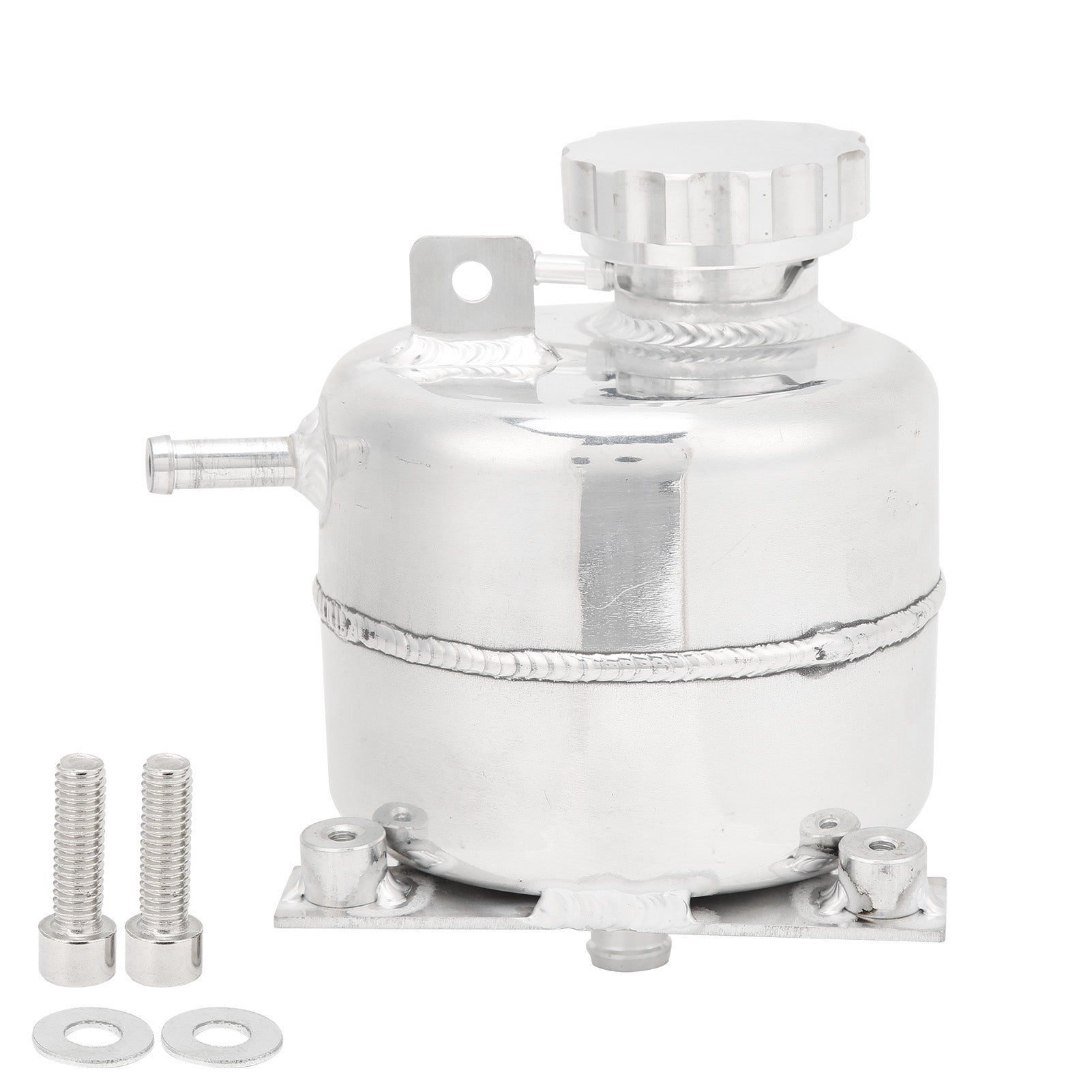 1.3L Car Coolant Water Overflow Expansion Tank Reservoir Aluminum Alloy 17137529273 Replacement for S R52 2002‑2006