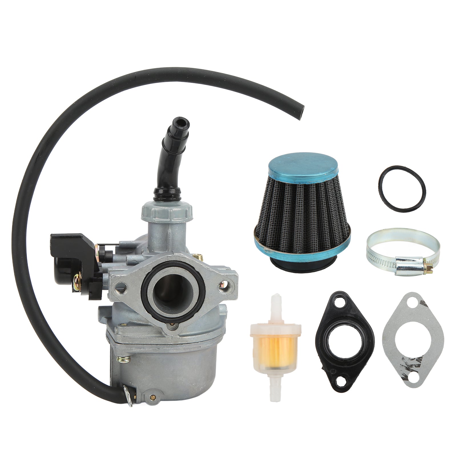 ATV Carburetor with Air Filter Replacement for TaoTao 49CC 50CC 70CC 90CC 100CC 125CC Go Kart Quad Bike