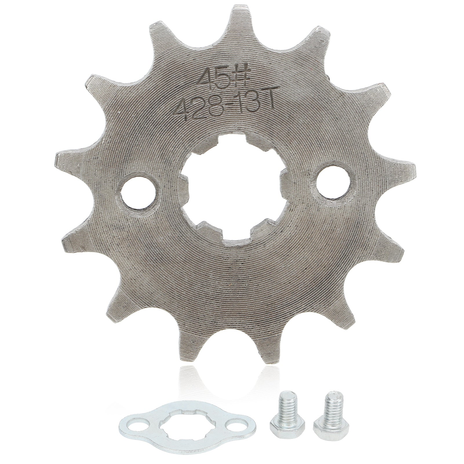 13T 17mm Steel Motorcycle Front Engine Sprocket Replacement for TaoTao 50cc‑160cc Chinese ATV Quad Dirt Bike