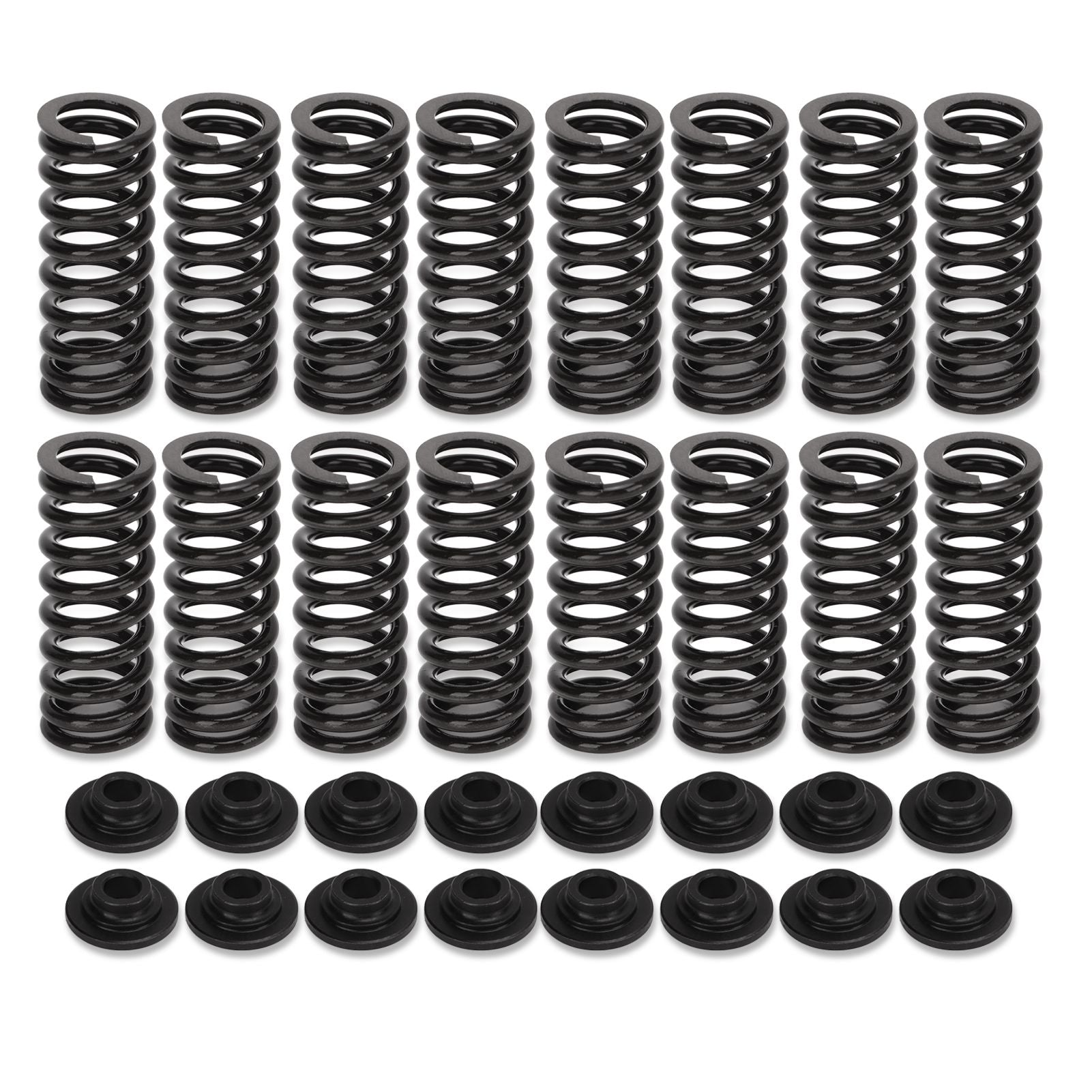 Engine Valve Springs Retainers Kit 12.45mm Lift 1.320 Coil Bind BC0070S Replacement for Civic Del Sol 1992‑2000