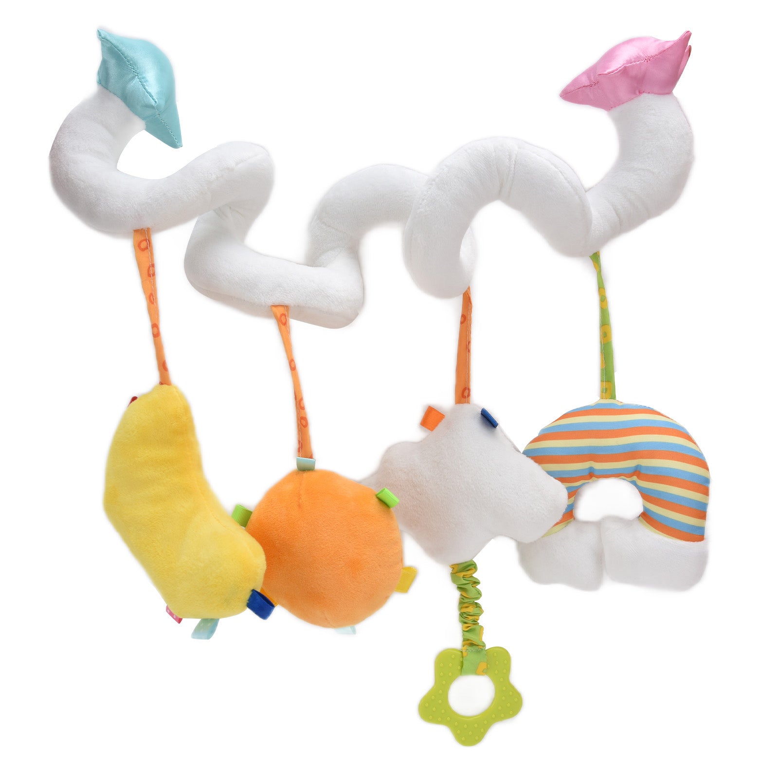 Baby Spiral Wrap Crib Bed Toy Cartoon Cute Stroller Car Seat Hanging Plush Rattle Toy#3
