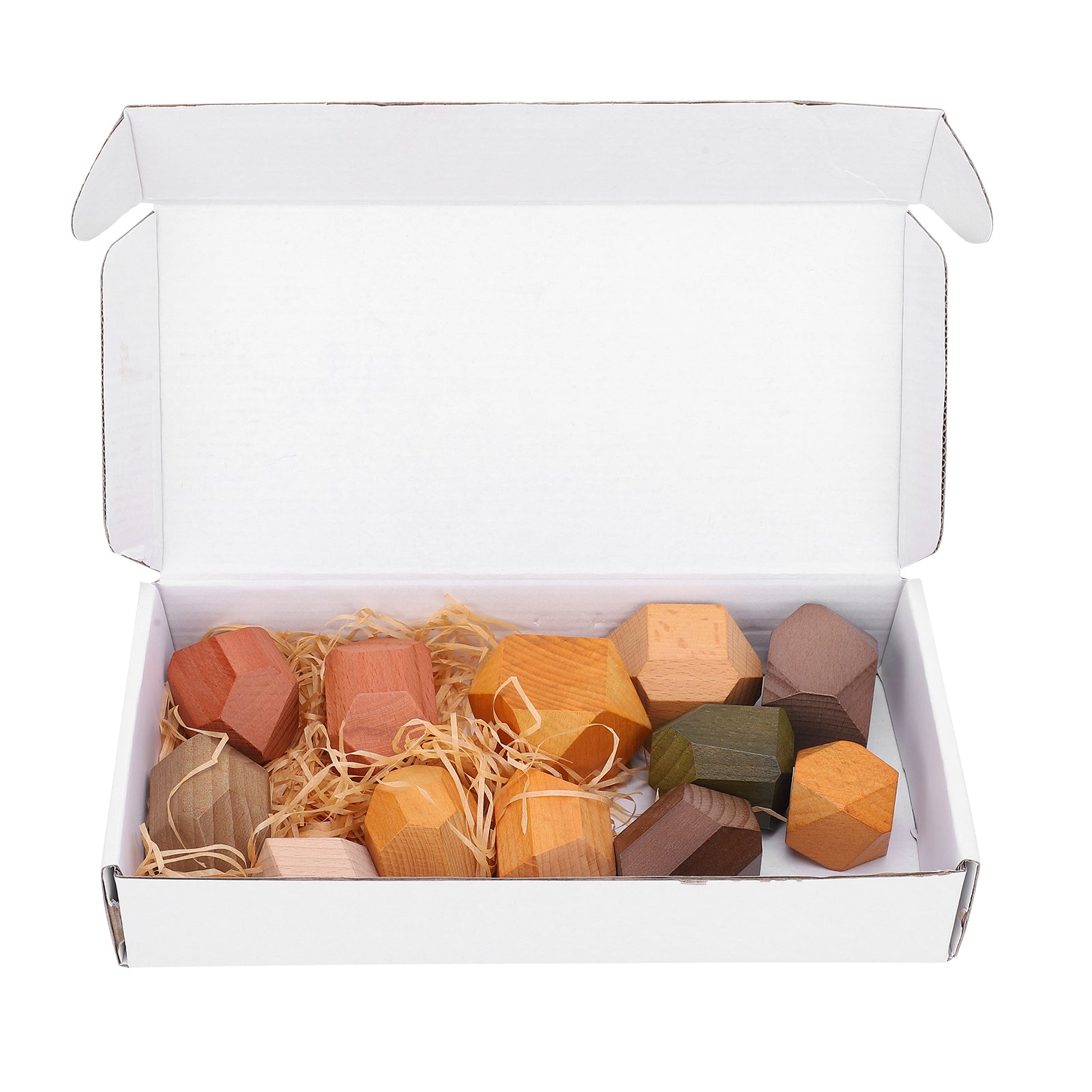 Wooden Stacking Game Building Blocks Educational Desktop Games for Kid Children12pcs