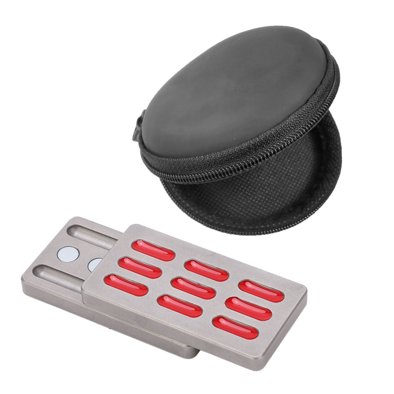 Magnetic Slider Toy Stainless Steel Office ADHD Autism Anxiety Stress Relief Push Slider Sensory Toy