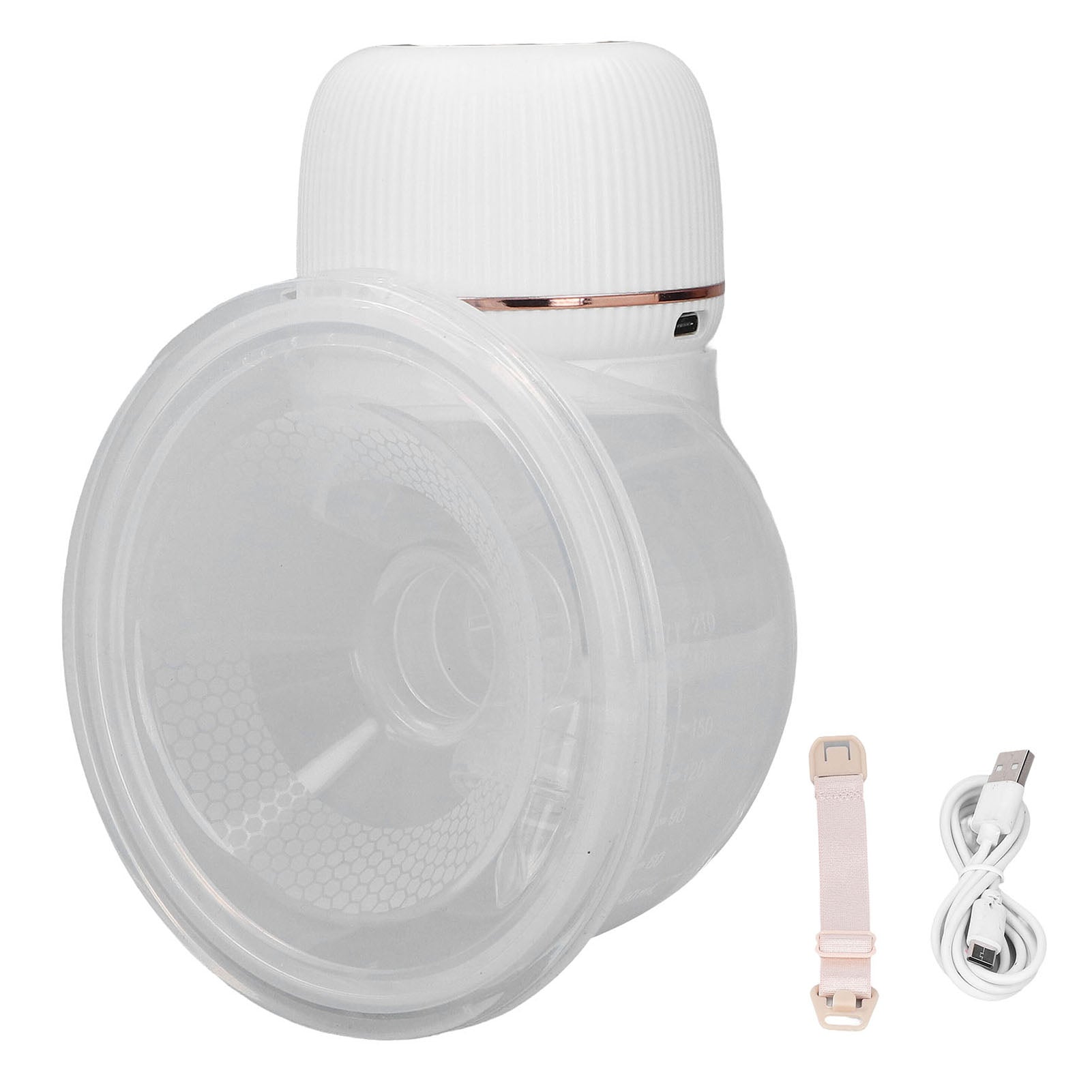 Electric Wearable Breast Pump Hands Free Portable Cordless 9 Levels 3 Modes LCD Display Rechargeable Breast Pump