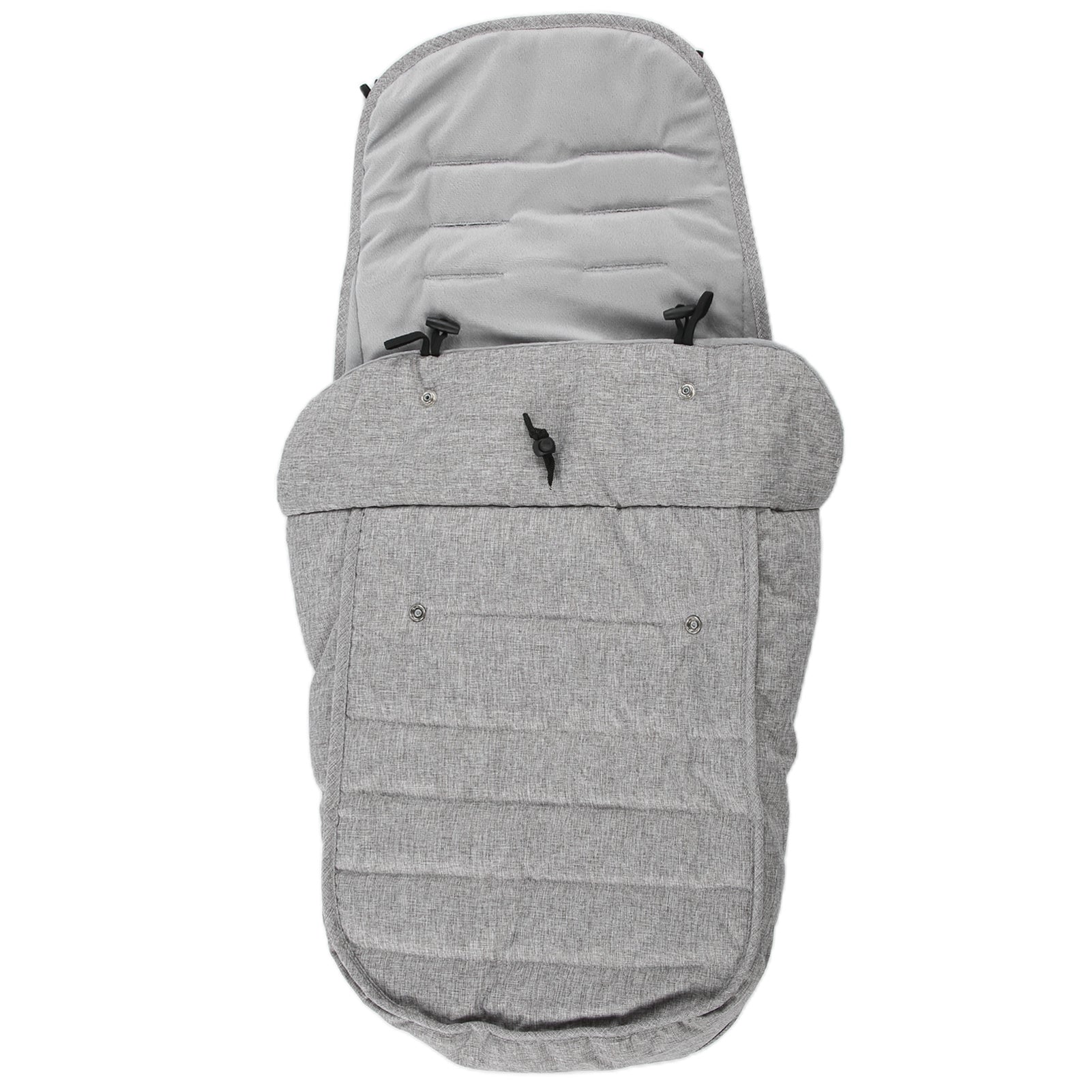 Universal Sleeping Bag for Baby Stroller Winter Outdoor Windproof Baby Footmuff BagGray ( Foot Free)