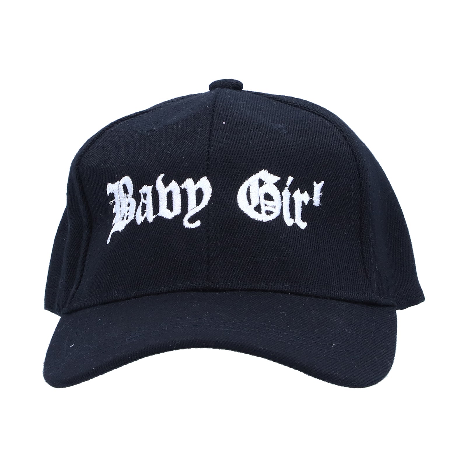 Children's Embroidered Cap Adjustable Toddler Baseball Hat Baby Leisure Hat for Age 15(Black C )