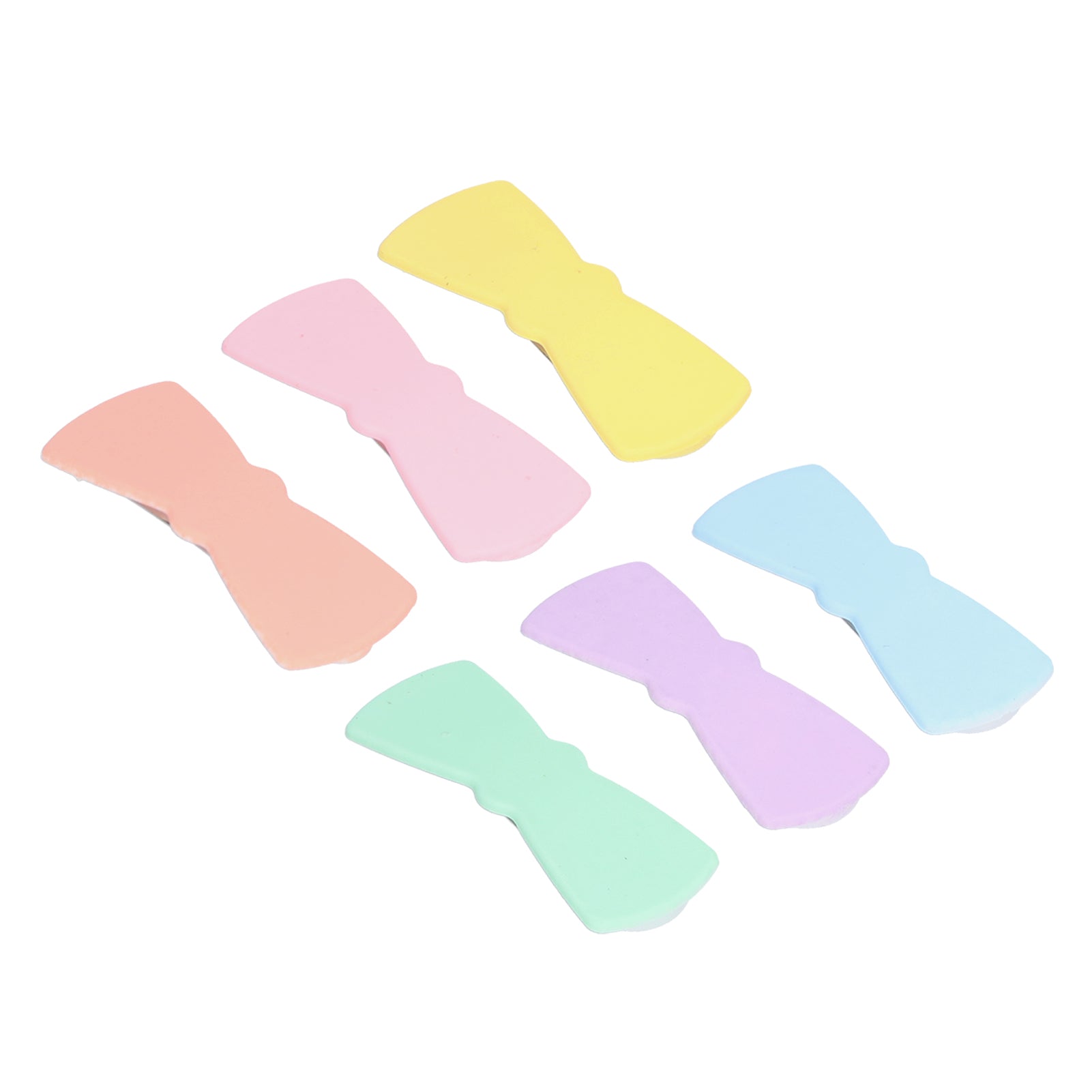 6pcs Colorful Hair Clips Metal Girls Snap Barrettes Hair Pin Accessories for Kids