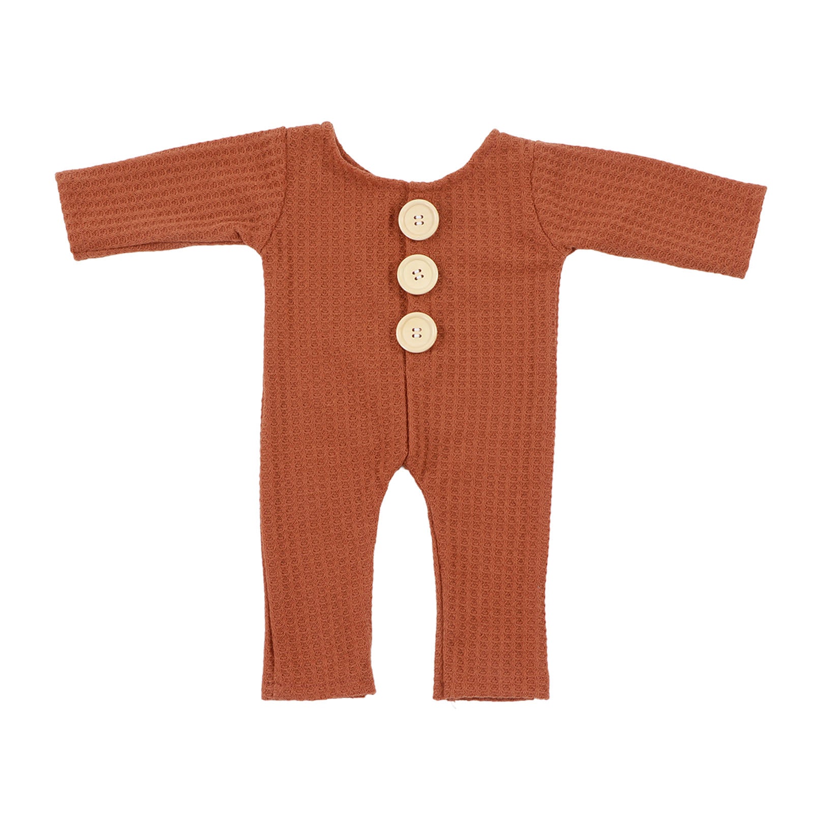 Newborn Baby Photography Suit Reversible Infant Knitted One Piece Jumpsuit for Baby Boys Girls