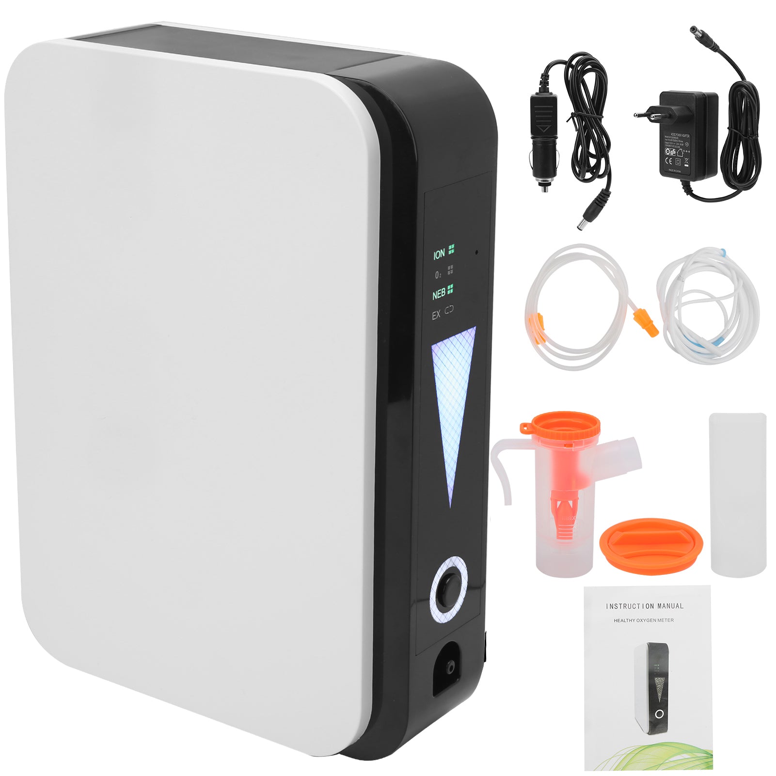 Oxygen Generator Low Noise Oxygen Making Machine Atomizer for Home Car  100‑240V