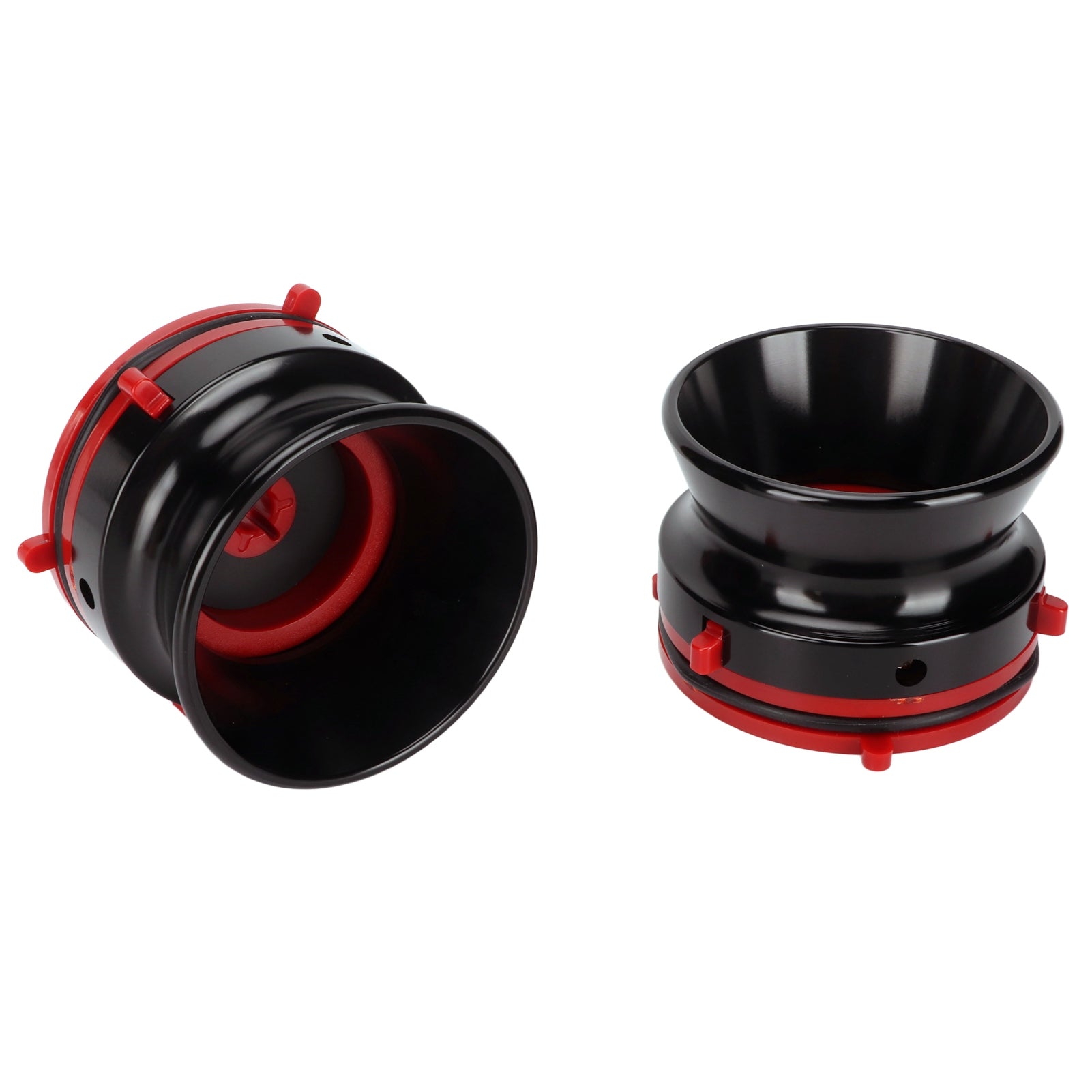 1 Pair NAB Hub Adapters Professional Polished Aluminum Reel to Reel Tape Opener for Studer ReVox for Akai for Teac Black