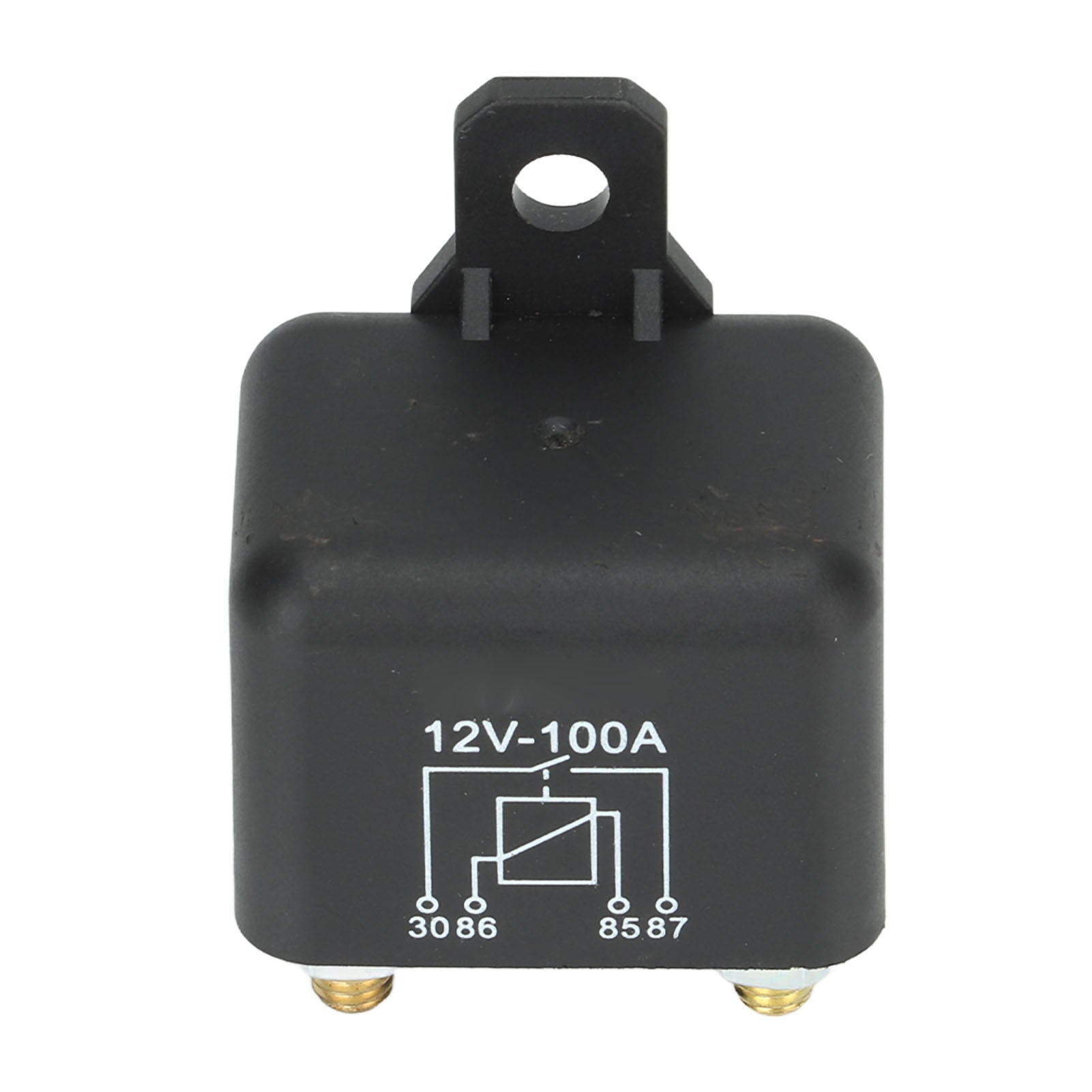 Starter Relay Solenoid 4 Pin 12V 100A NO for Lawn Mower Garden Tractor Golf Cart