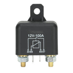 Starter Relay Solenoid 4 Pin 12V 100A NO for Lawn Mower Garden Tractor Golf Cart