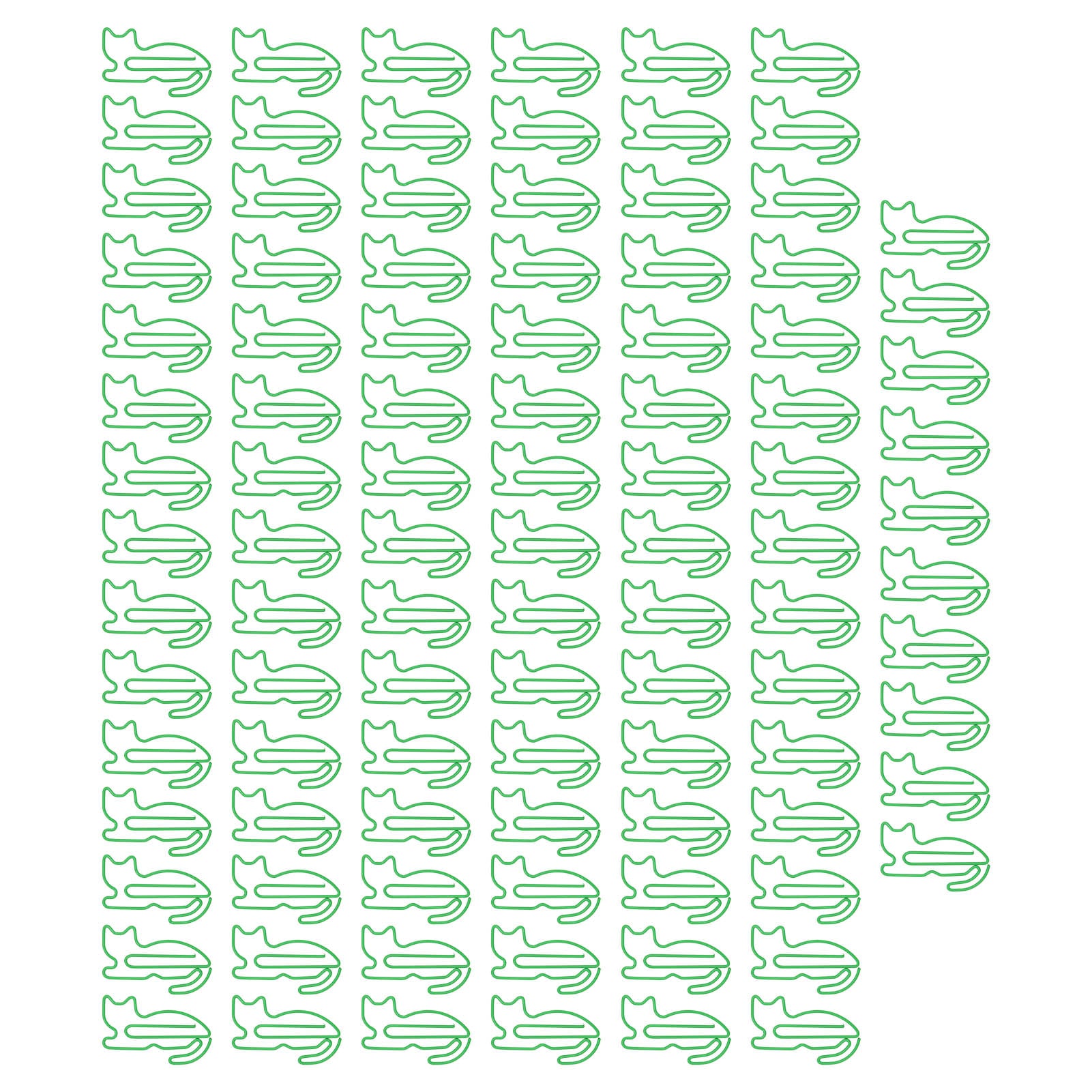 100 Pcs Cute Paper Clips Animal Shaped Fun Bookmark Document Organizing Clips Funny Bookmark Planner Clips Cat