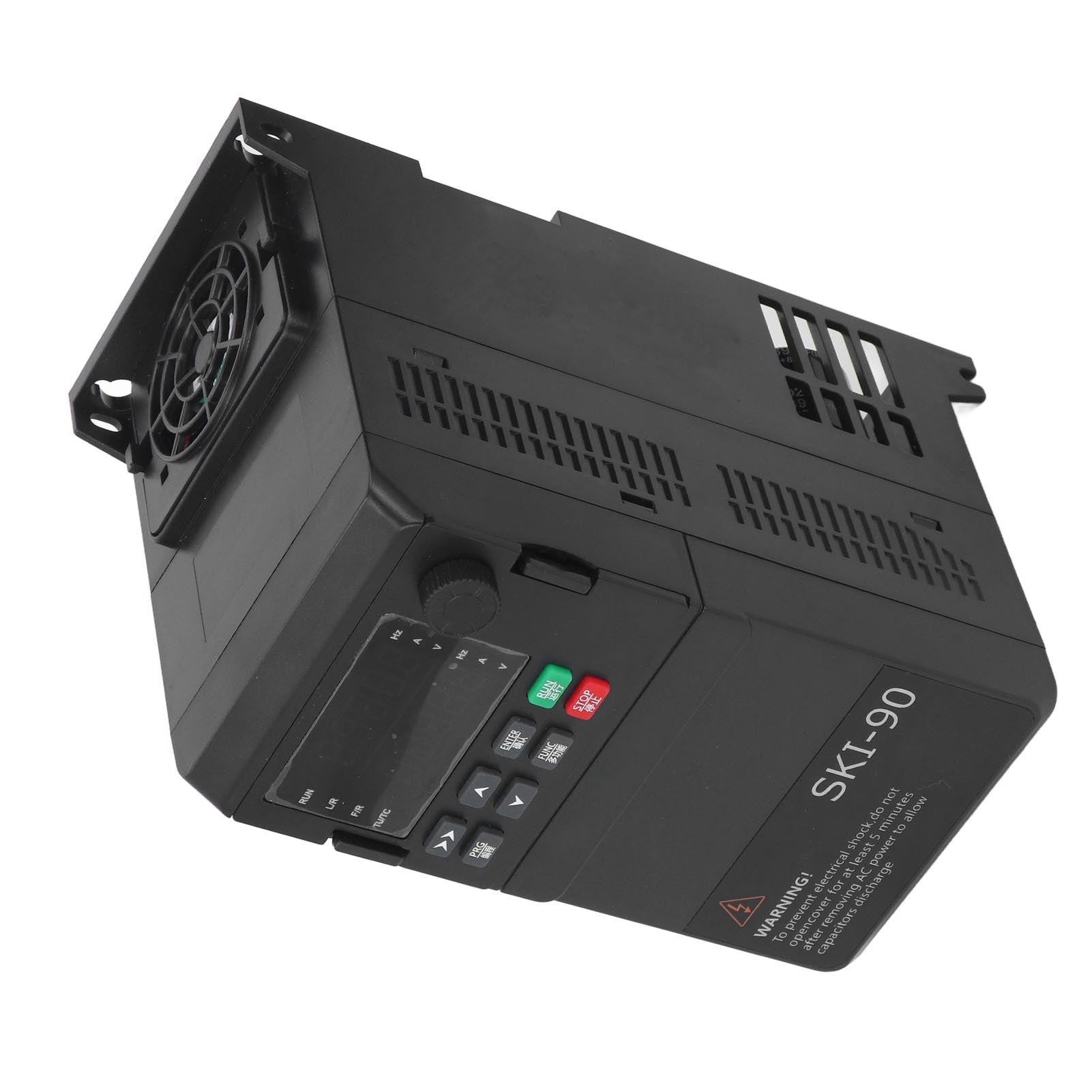 Vector Inverter Variable Frequency Drive Converter for 2.2KW 3HP Motor AC380V Input 0‑380V Output