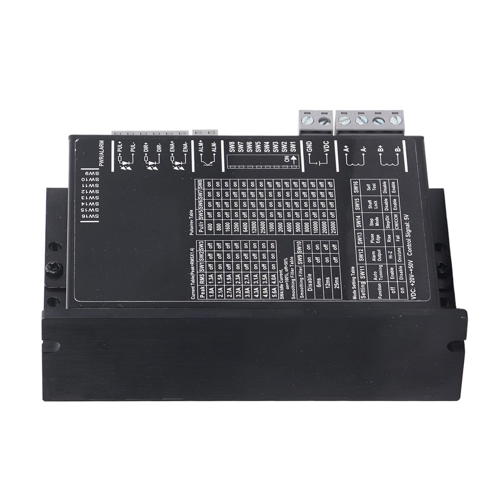 DM556S Digital Stepper Motor Driver New CNC Digital Microstep Driver for 42‑57‑86 Motor 20 to 50VDC