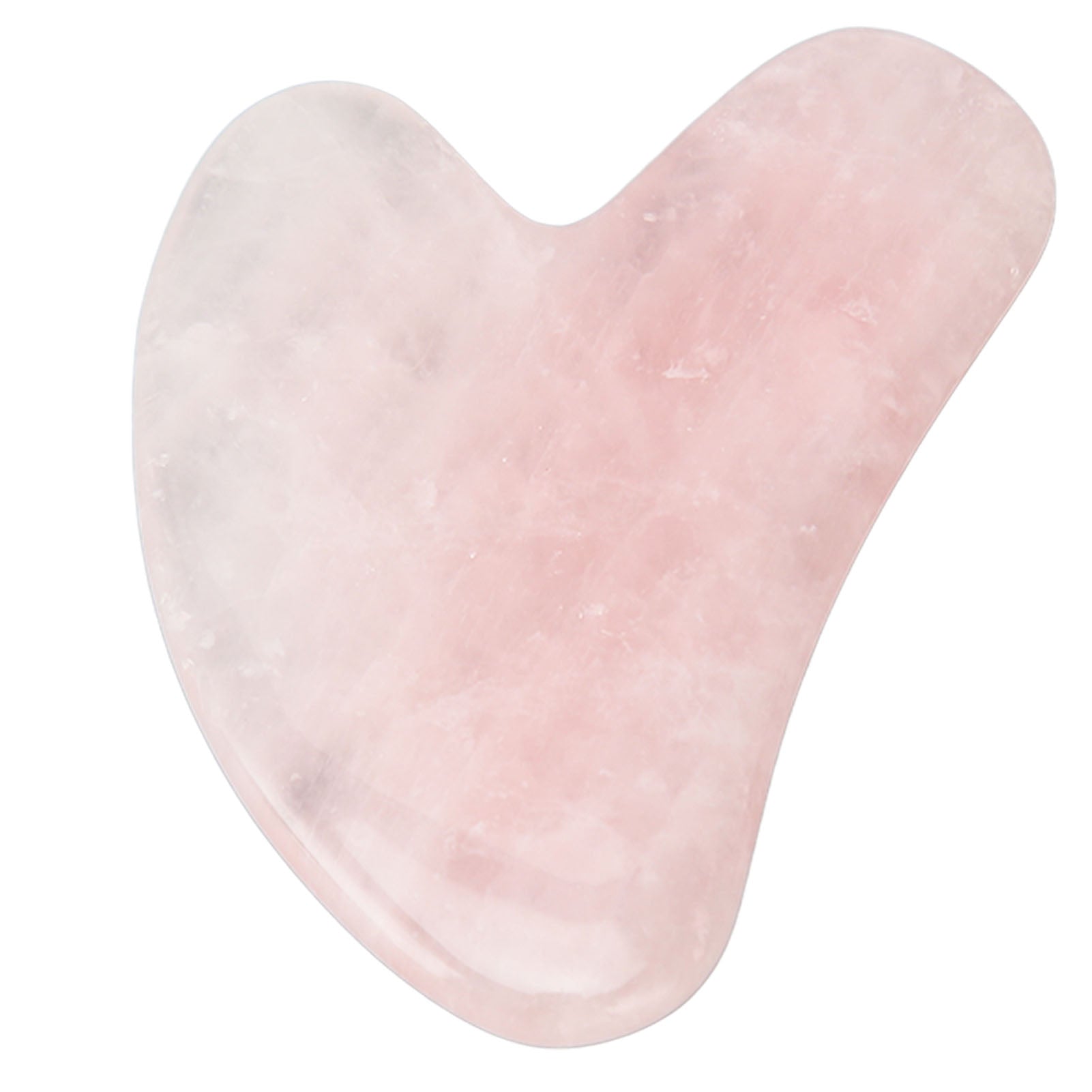 Pink Crystal Scraping Board Heart Shaped Promote Blood Circulation Gua Sha Board Guasha Tool for Face Neck