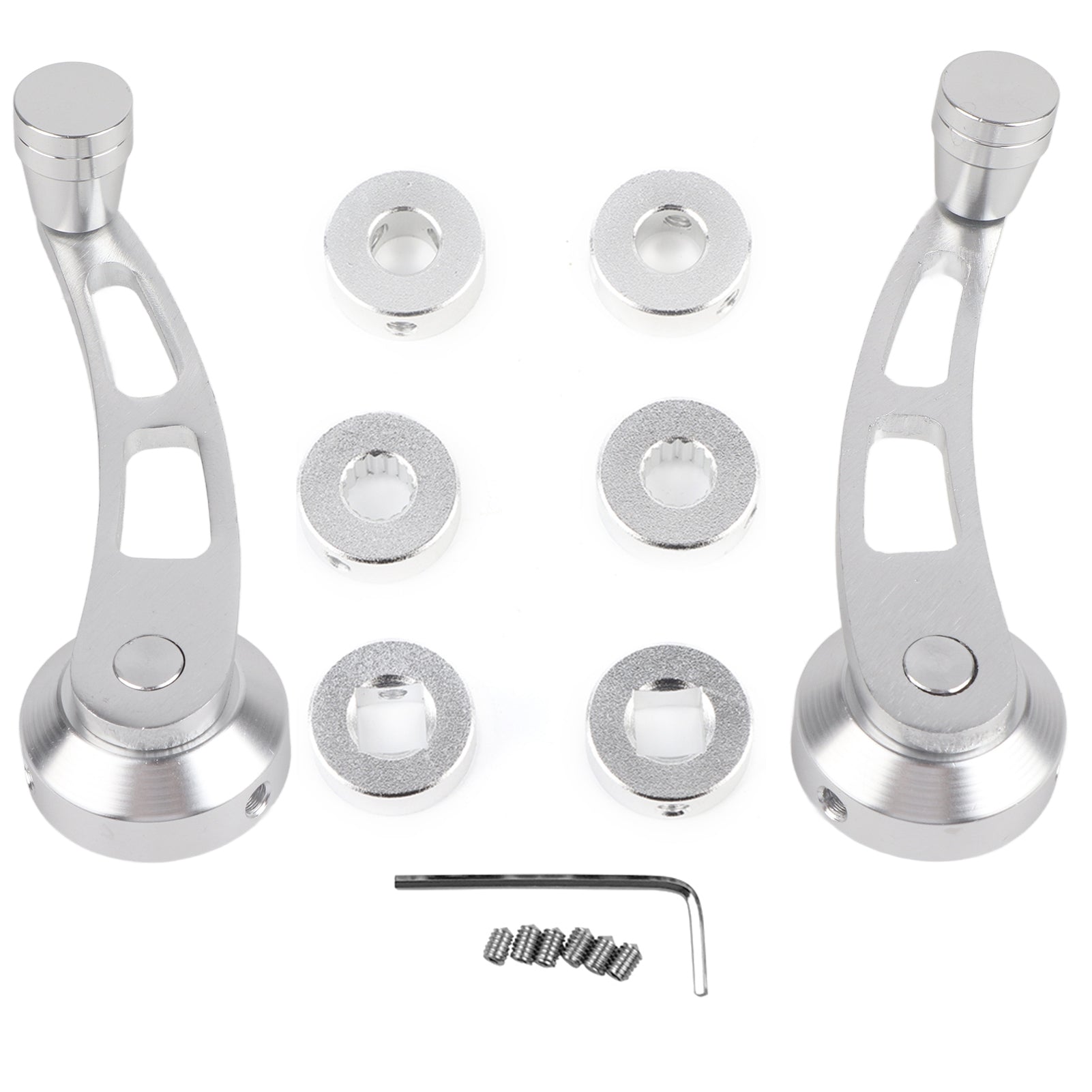 2PCS Car Auto Window Crank Handle Set Car Accessory for Older Models