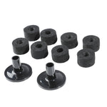 8Pcs Cymbal Felt Pads with 2Pcs Sleeves Non Slip Felt Washer Replacement Drum Accessories