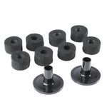8Pcs Cymbal Felt Pads with 2Pcs Sleeves Non Slip Felt Washer Replacement Drum Accessories