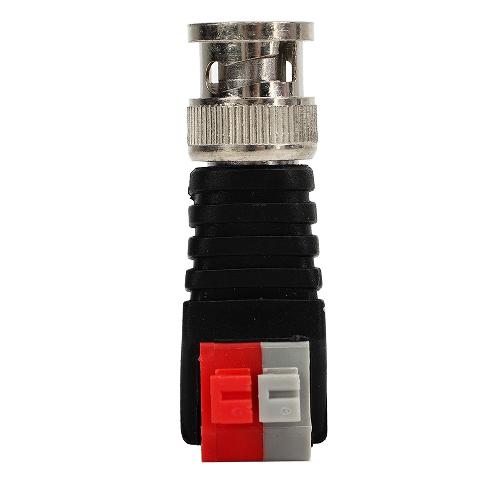 10Pcs BNC Male Connector Spiral Button Video Transmission BNC Adapter for Cat5 Camera CCTV