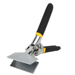 Metal Sheet Bending Pliers Manual Sheet Metal Clamp Seamer Non-Slip Handle Seaming Pliers(Straight )