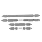 4PCS Electric Screwdriver Bits Strong Magnetic Alloy Steel Double Head Drive Bit for Impact Power Tools