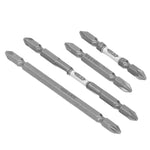 4PCS Electric Screwdriver Bits Strong Magnetic Alloy Steel Double Head Drive Bit for Impact Power Tools