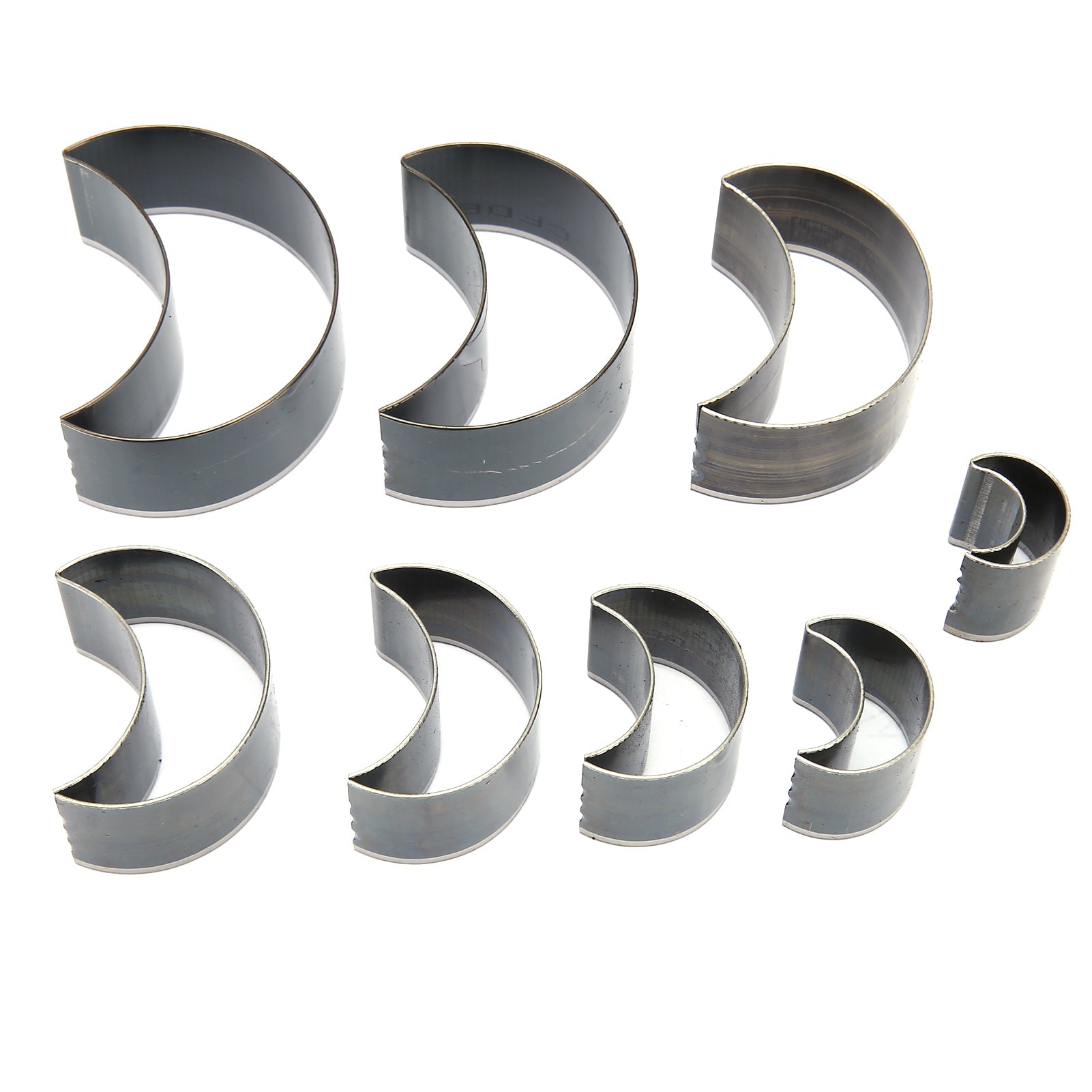 8Pcs Leather Die Cutter Leather Craft Punch Cutting Dies High Carbon Steel for Working