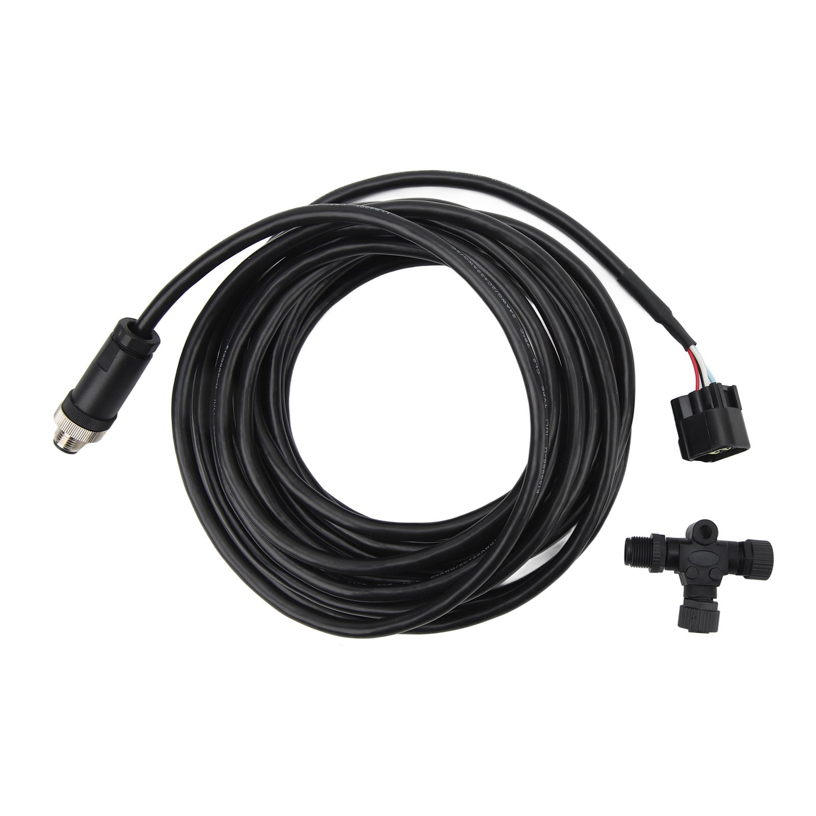 for NMEA 2000 Marine M12 5PIN Backbone Cable 7M Engine Interface Cable with T Connector