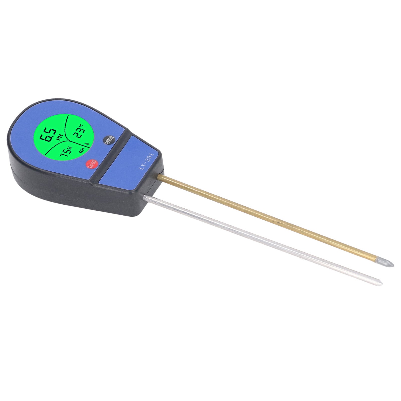 Soil Detector LED Screen PH Tester Plant Moisture Meter Acidity Alkalinity Temperature Testing Tool