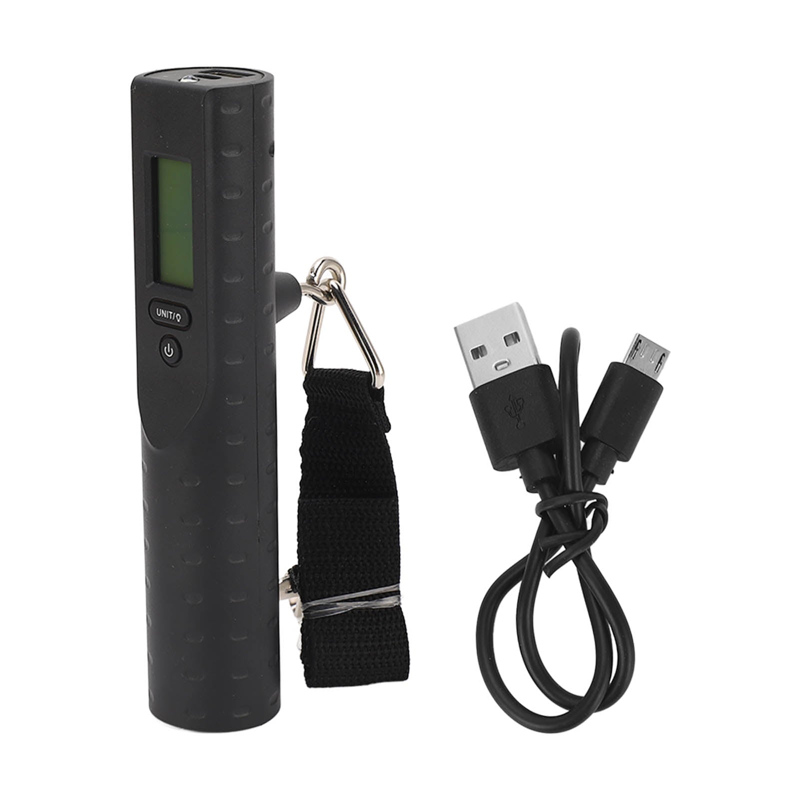 Digital Luggage Scale LCD Hanging Weight Gauge Automatic Data Locking Portable Weighing Tool Built in Battery