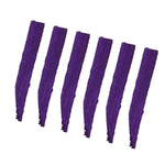 50pcs Wooden Interdental Wedge Professional Safe Teeth Interproximal Wedges for Dental Restoration Purple