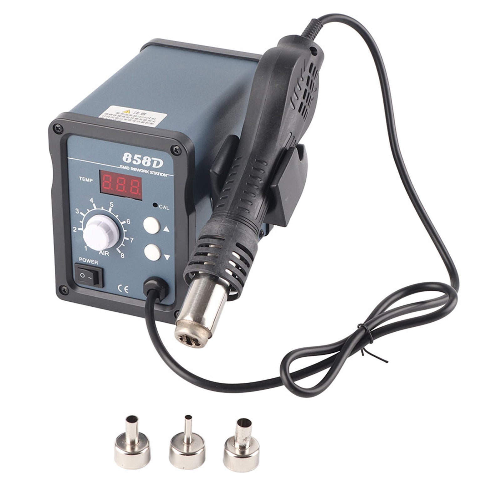 Hot Air Gun Soldering Station LED High Definition Screen Display with Brushless Fan