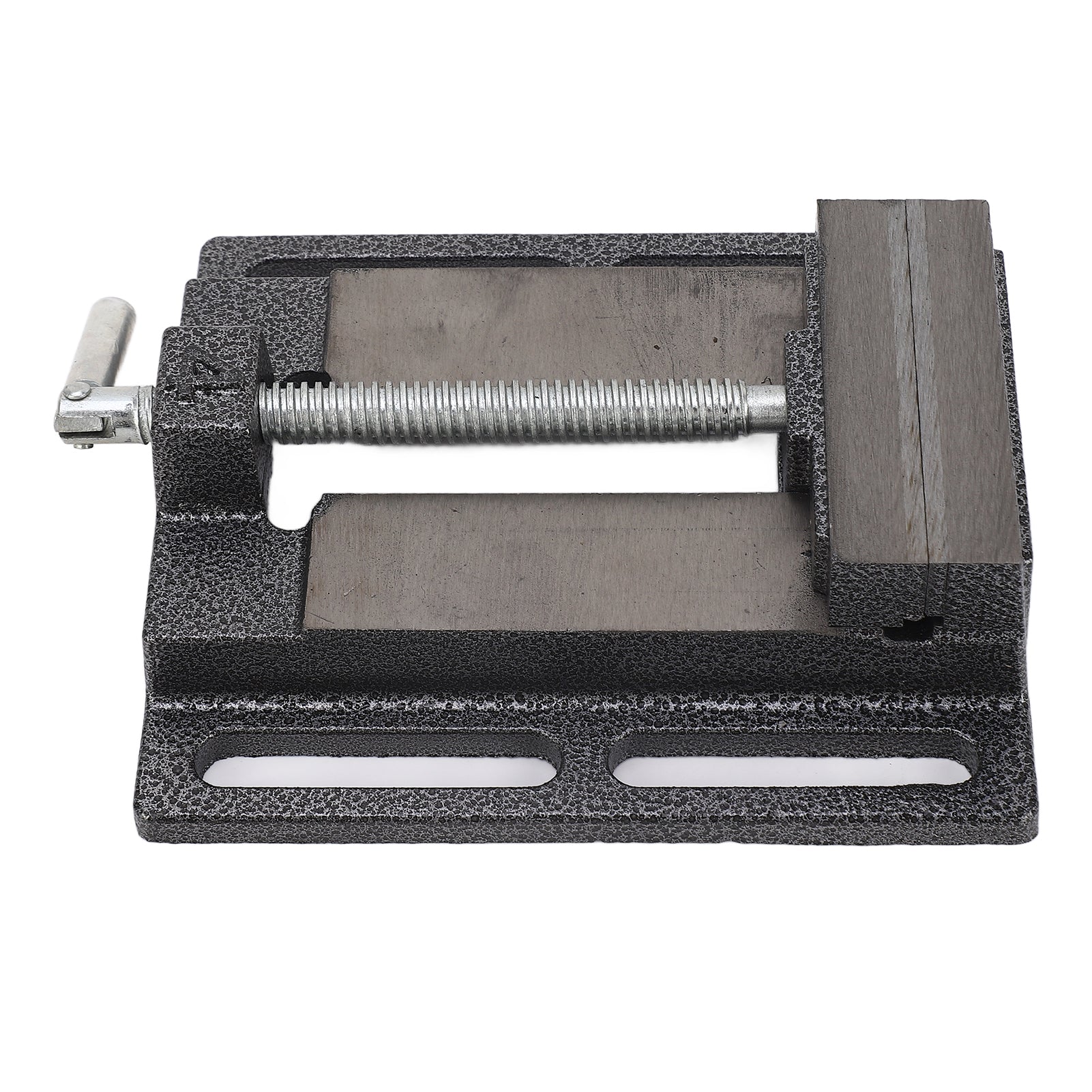 4in Jaw Opening Vise High Carbon Steel Flat Jaw Clamping Bench Vise for Hardware Parts Tightening