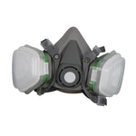 7Pcs Gas Face Cover Particulate Filter Cartridge Rubber Face Guard Cover Filter Sponge Set