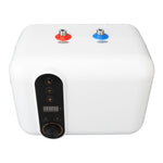 1500W Electric Water Heater 10L Storage Tank Instant Hot Water Heater for Kitchen Bathroom Upper Outlet US Plug 110V