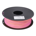 1.75mm Filament Gold Purple Dual Colors Extrusion PLA Filament 3D Printer Consumable 30‑45mm/s