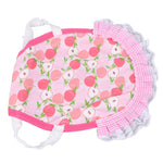 Hen Saddle Apron Double Layer Cotton Comfortable Chicken Feather Fixer Wing Back Protector for Poultry Peach