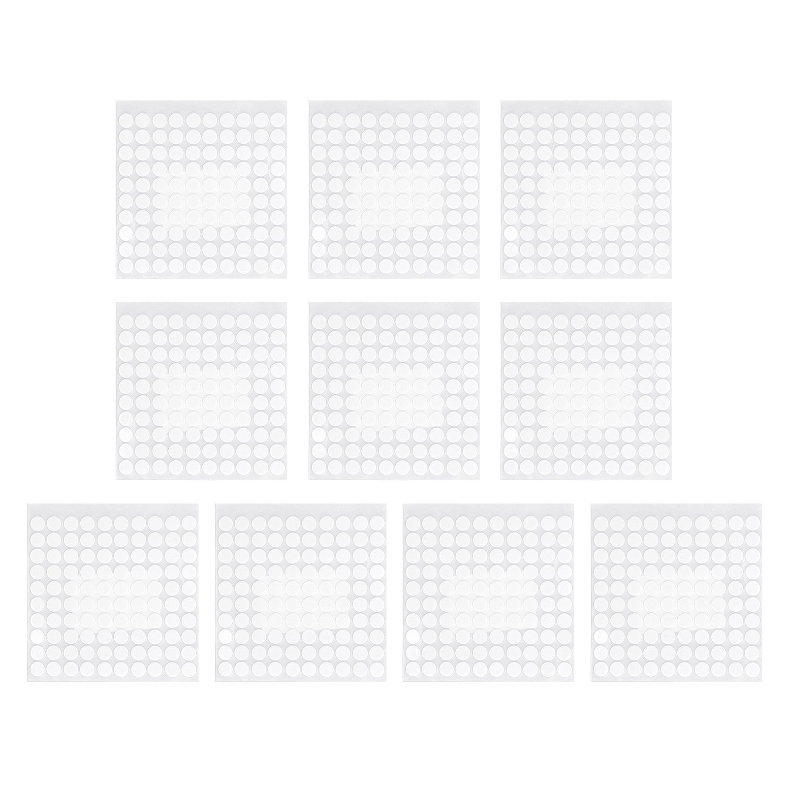 10 Sheet Foam Round Dots Adhesive 1000Pcs White Craft Foam Double Sided Tape 10mm Diameter
