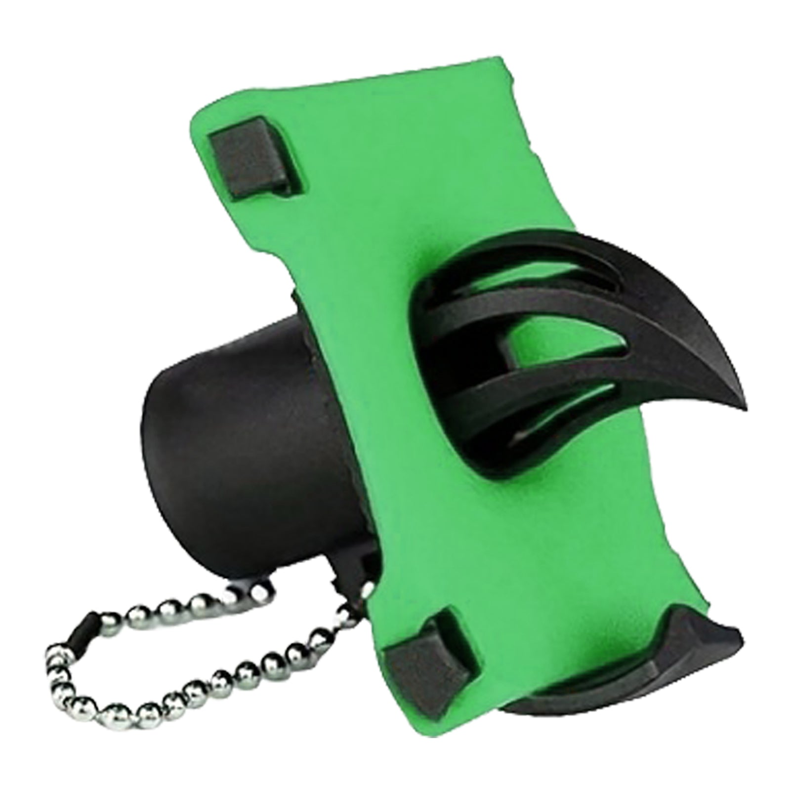 Portable Beer Hole Opener Keychain Multifunctional Innovative Beer Can Opener Tool for Holiday Party Bars Green