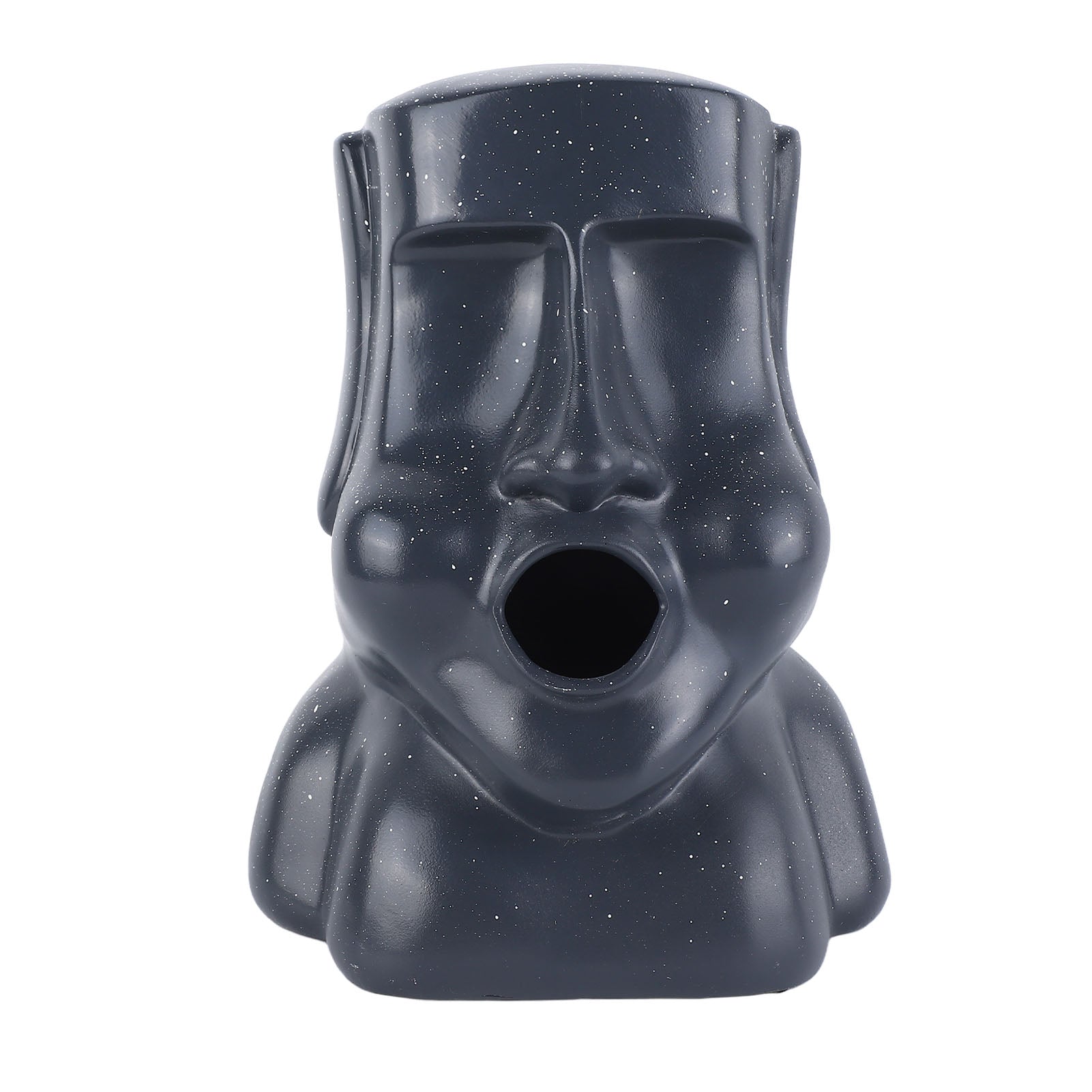 Tissue Box Multipurpose Innovative Boulder Shape Waterproof Resin Tissue Box Holder for Living Room Bathroom Kitchen Black