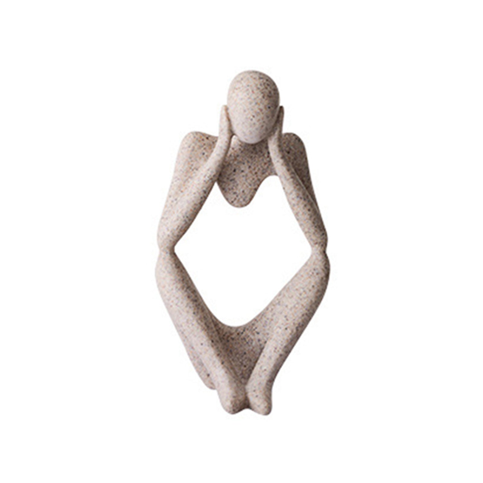 Abstract Thinker Sculpture Abstract Style Synthetic Resin Beautiful Decor Thinker Figurine for Home Office Hotel Focused Performer