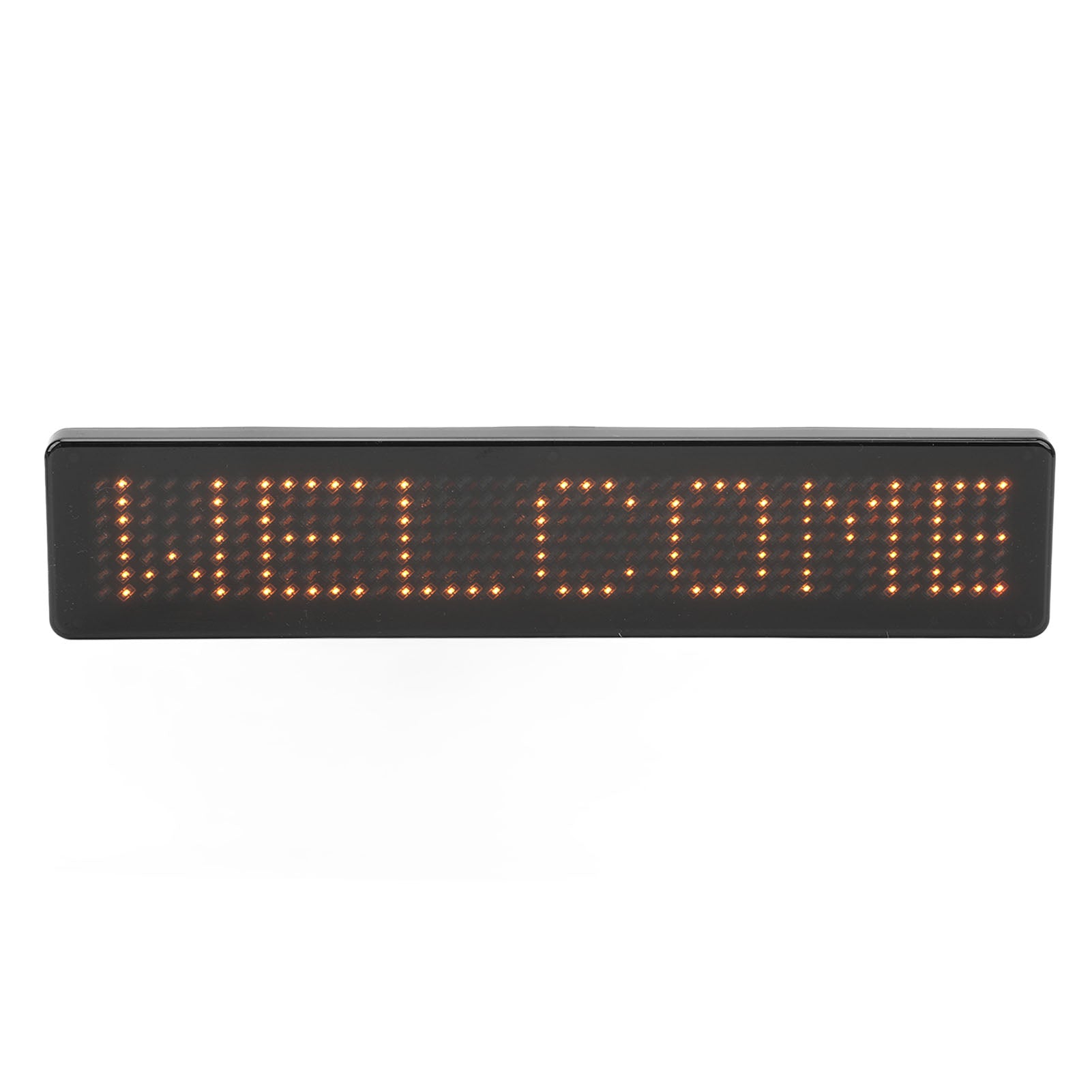 LED Matrix Panel Remote Control Programmable Scrolling LED Sign for Store Car Bar Hotel Z741Y Yellow