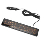 LED Matrix Panel Remote Control Programmable Scrolling LED Sign for Store Car Bar Hotel Z741Y Yellow