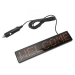 LED Matrix Panel Remote Control Programmable Scrolling LED Sign for Store Car Bar Hotel Z741Y Yellow