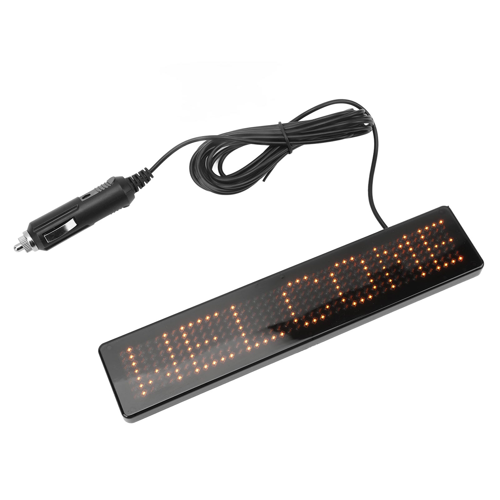 LED Matrix Panel Remote Control Programmable Scrolling LED Sign for Store Car Bar Hotel Z741Y Yellow