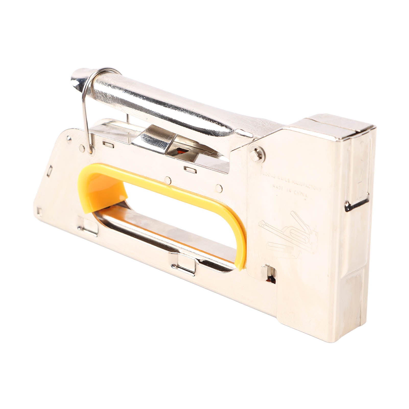 Staple Gun Manual Stapler Nailer Stainless Steel High Capacity for Packaging Decoration